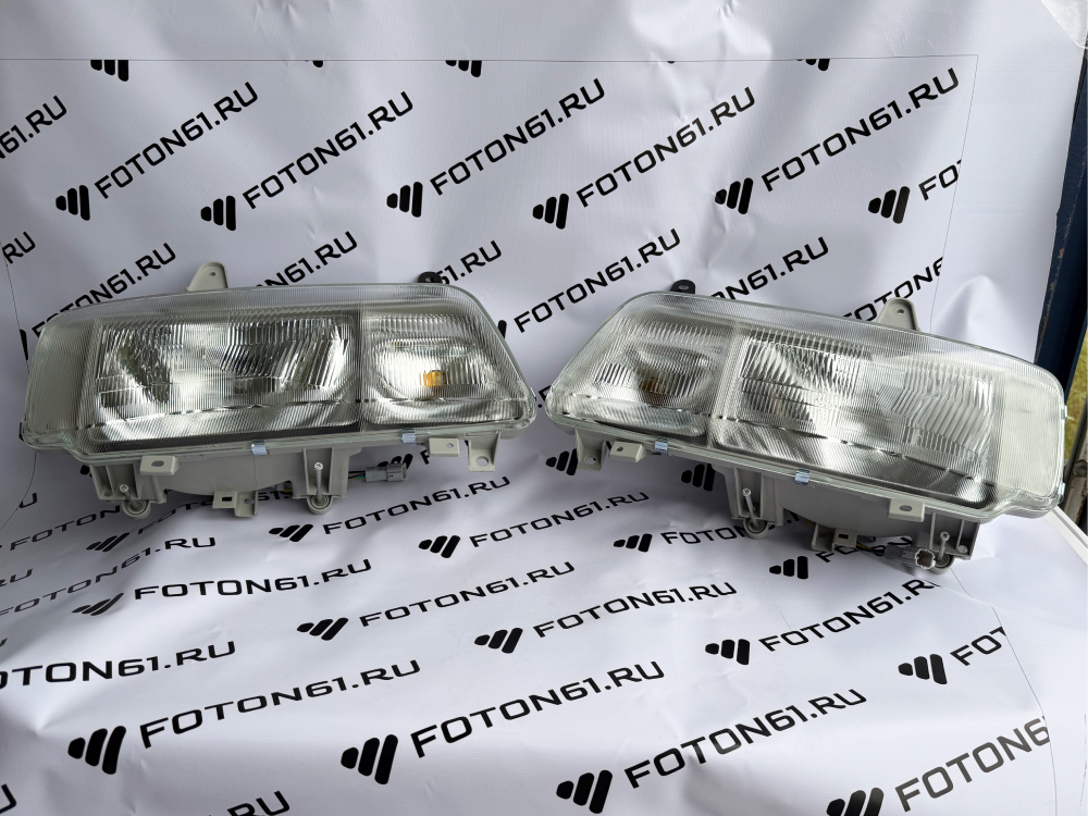 Фара передняя левая/правая комплект Стекло (Isuzu Forward) Фотон 1099, 1093, 1138